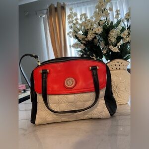 Anne klein Stylish Red and‎ Black Handbag